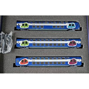 Coffret vb2n transilien base Vitrains Réf: 3eleBdb Comprend Bxe, B, BDh.