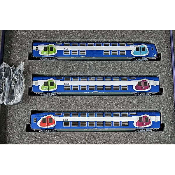 Coffret vb2n transilien base Vitrains Réf: 3eleBDhe Comprend Bxe, BSe, BDh.